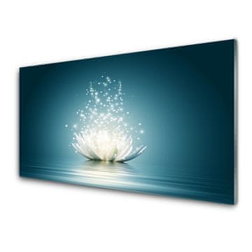 tulup.si Steklena slika Lotus flower rastlin 4 obešalnika