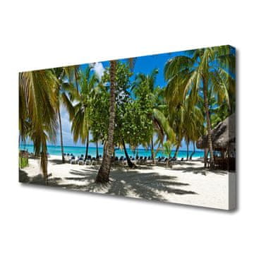 tulup.si Slika na platnu Plaža palm trees landscape
