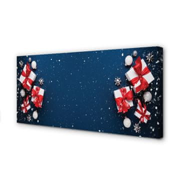 tulup.si Slika na platnu Darila baubles sneg