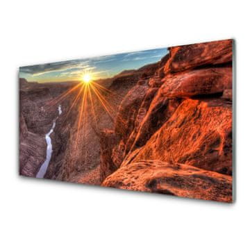 tulup.si Slika na akrilnem steklu Sun desert landscape 4 obešalnika
