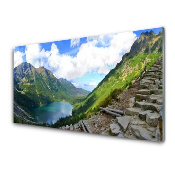 tulup.si Slika na akrilnem steklu Gora landscape 2 obešalnika