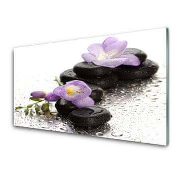 tulup.si Slika na akrilnem steklu Flower stones art 4 obešalnika