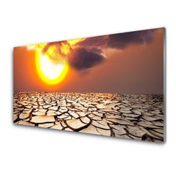 tulup.si Slika na akrilnem steklu Sun desert landscape 2 obešalnika