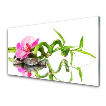 tulup.si Slika na steklu Bambus flower stones art 4 obešalnika