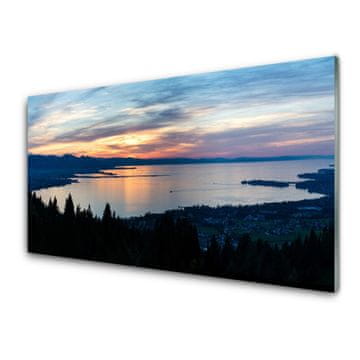 tulup.si Slika na akrilnem steklu Ocean beach landscape 4 obešalnika