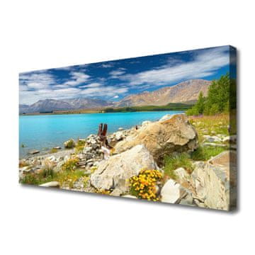 tulup.si Slika na platnu Sea rock landscape