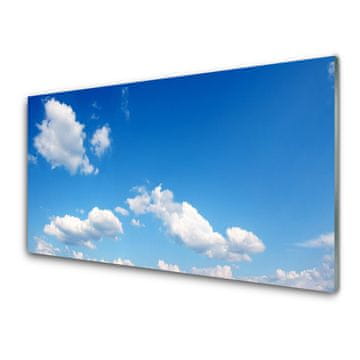 tulup.si Slika na steklu Sky oblaki landscape 2 obešalnika