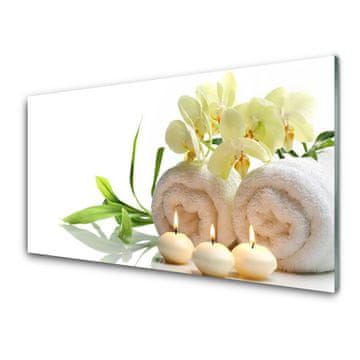 tulup.si Zidna obloga za kuhinju Spa brisače sveče orhideja
