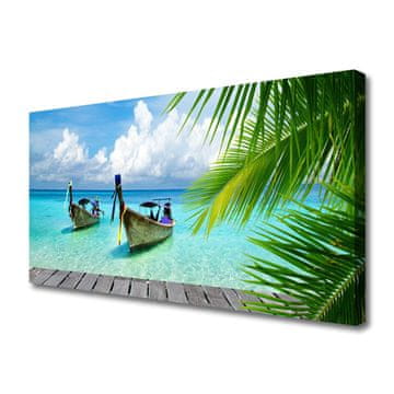 tulup.si Slika na platnu Čoln sea landscape