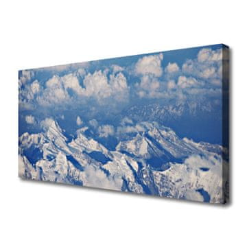 tulup.si Slika na platnu Oblaki mountain landscape