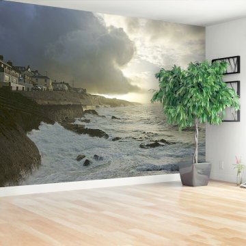 tulup.si Fototapeta Nevihta morje Tapeta