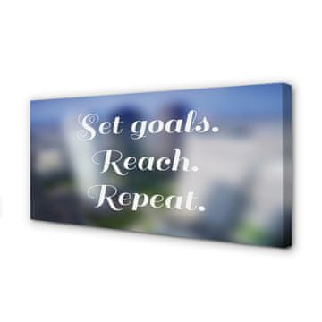 tulup.si Slika na platnu Napis bela