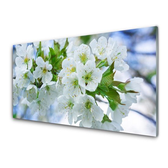 tulup.si Slika na akrilnem steklu Cvetje drevo listi narava
