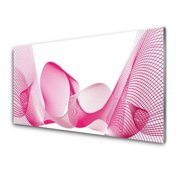 tulup.si Slika na akrilnem steklu Povzetek lines valovi art 2 obešalnika