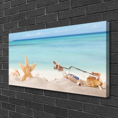 tulup.si Slika na platnu Starfish školjke beach 120x60 cm