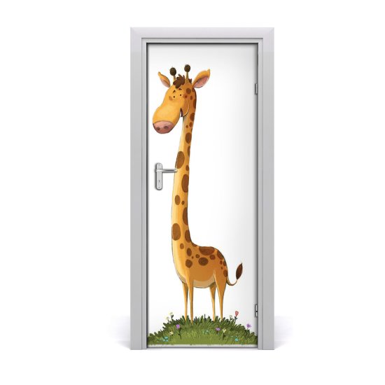 tulup.si Nalepka na vratih Žirafa