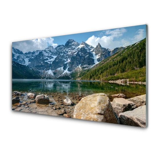tulup.si Zidna obloga za kuhinju Tatra mountains forest lake