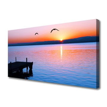 tulup.si Slika na platnu Morje pier sun landscape