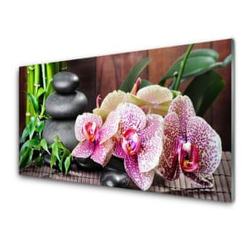 tulup.si Slika na akrilnem steklu Bamboo orchid spa 2 obešalnika