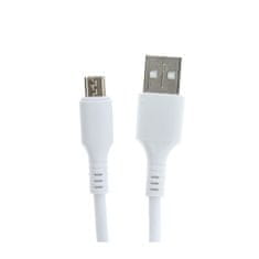 megamiska Micro USB kabel tekstilni 3m bel