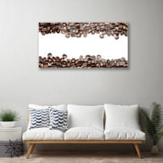 tulup.si Slika na akrilnem steklu Kuhinja kavna zrna 100x50 cm 2 obešalnika