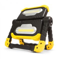 PHENOM Multifuknkcijski 360° LED delovni reflektor 2x10W COB 2000lm 8000mAh s powerbnk funkcijo