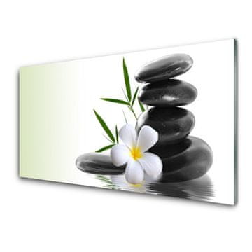 tulup.si Slika na akrilnem steklu Flower stones art 4 obešalnika