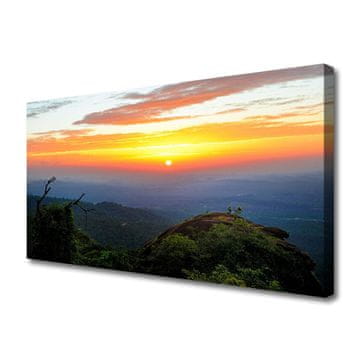 tulup.si Slika na platnu Forest landscape mountain nature
