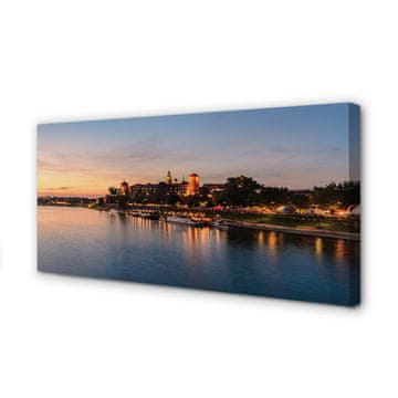 tulup.si Slika na platnu Krakov sunset zaklepanje reka