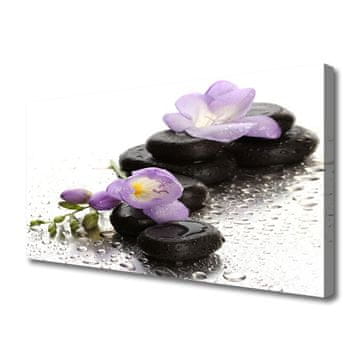 tulup.si Slika na platnu Flower stones art