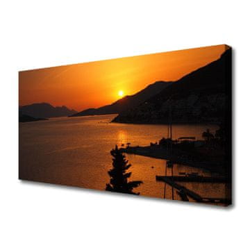 tulup.si Slika na platnu Sea mountain landscape