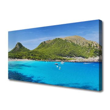 tulup.si Slika na platnu Sea mountain landscape