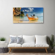 tulup.si Slika na platnu Čoln sea landscape 100x50 cm