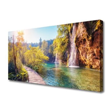 tulup.si Slika na platnu Lake landscape slap
