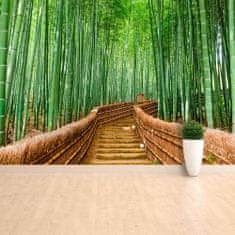 tulup.si Fototapeta Bambusa gozd Samolepilne 104x70 cm