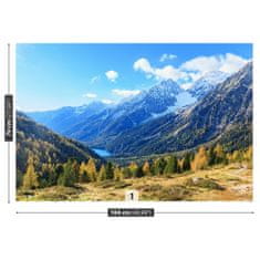 tulup.si Fototapeta Alpe gore Samolepilne 104x70 cm