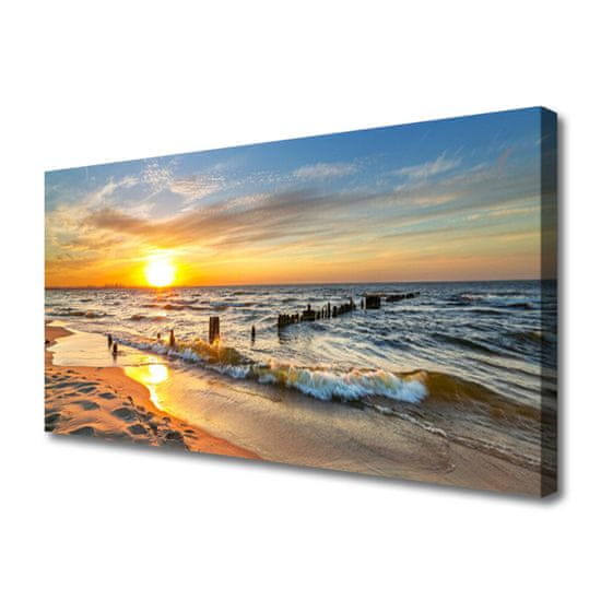 tulup.si Slika na platnu Sea sunset beach