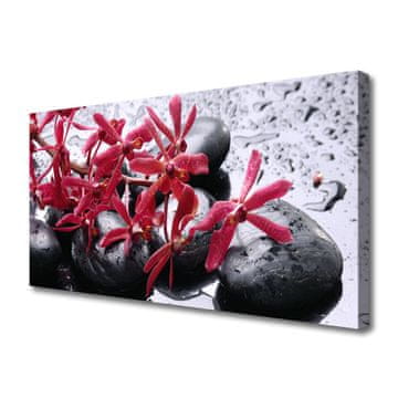tulup.si Slika na platnu Flower stones art