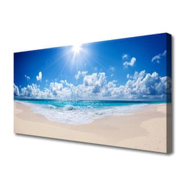 tulup.si Slika na platnu Sun beach sea landscape