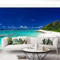 tulup.si Fototapeta Bela peščena plaža Tapeta 312x219 cm