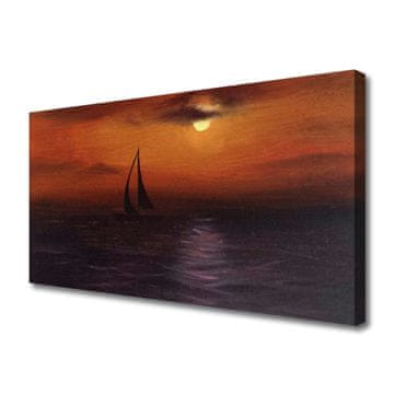 tulup.si Slika na platnu Čoln sea landscape