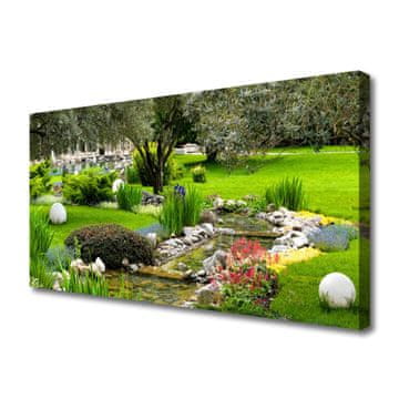 tulup.si Slika na platnu Drevo nature garden flowers