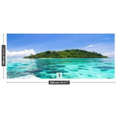 tulup.si Fototapeta Blue paradise island Samolepilne 250x104 cm