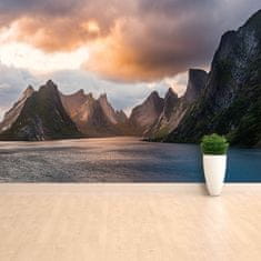 tulup.si Fototapeta Lofoten norveška Samolepilne 416x254 cm