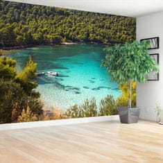 tulup.si Fototapeta Mediteransko morje Tapeta 250x104 cm