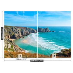 tulup.si Fototapeta Cornish coast Samolepilne 208x146 cm