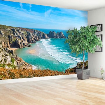 tulup.si Fototapeta Cornish coast Samolepilne