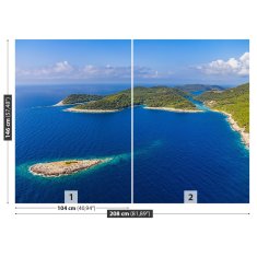 tulup.si Fototapeta Otok hrvaška Samolepilne 208x146 cm