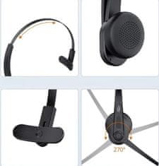 TaoTronics TT-BH041 Bluetooth naglavna slušalka, črna