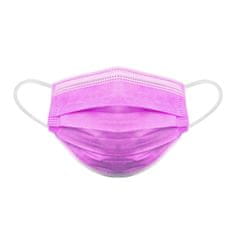 Delight Higienska maska 3-slojna - neseterilna - roza - 10 kos
